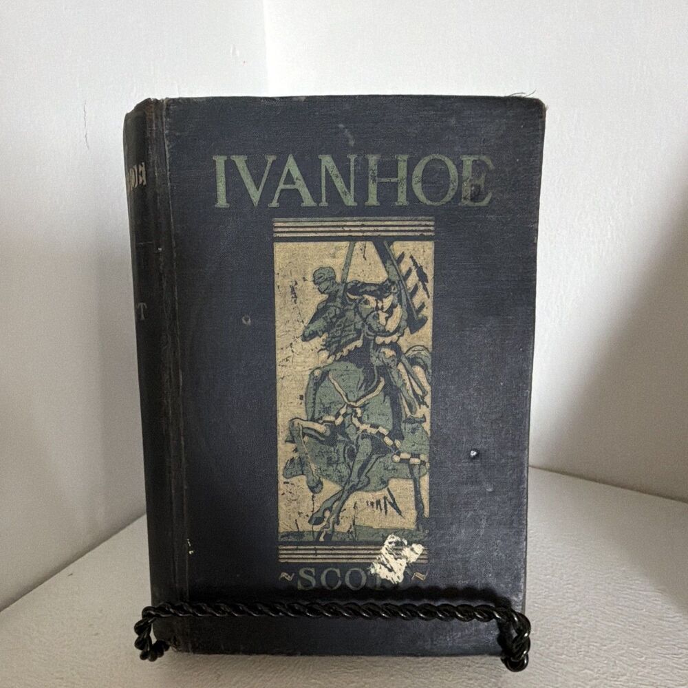 Sir Walter Scott Ivanhoe Illustrated Hardcover Allyn and Bacon Boston